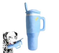 Plush Chew Toys for Dogs, Squeaky Pet Water Cup Shape Stuffed Toy, Plush Material Interactive Pet Toy for Puppies, Big Dogs, Medium Dogs, Soft Dog Toy for Small Dogs