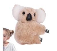 Plush Claw Clip - Plüsh 3 Pouce Handmade | Koala Håir Clãw, Strong Hold, Daily Styling, Party Accessory, Plus Animal Hair Jaw Clips, Decorative Hairpins for Haīr | Women, Girls