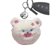 Plush Coin Purse, Cartoon Animal Wallet, Keychain Coin Wallet, Portable Coin Purse Bright Keychain Wallet Backpack Decoration Keychain Goodie Bag Filler Plush Keychain Purse Animal Keychain Wallet Coi