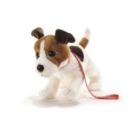 Plush & Company – Peluche Milo Chien Jack Russel en laisse – 32 cm
