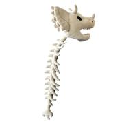 Plush Dinosaur Skeleton Costume | Halloween Realistic With Head Spine