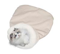 Plush Dog Bed Cave, Semi-Enclosed Pet Sleeping Bag, 17.72x13.78 inches Soft and Warm Winter Nest, Cozy Retreat for Small Medium Dogs Ideal for Sleeping, Relaxing Comfortable Padded