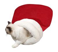 Plush Dog Bed Cave, Semi-Enclosed Pet Sleeping Bag, 17.72x13.78 inches Soft and Warm Winter Nest, Cozy Retreat for Small Medium Dogs Ideal for Sleeping, Relaxing Comfortable Padded