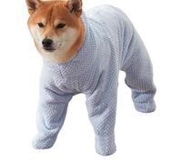 Plush Dog Towel Bathrobe, Quick Drying Full Wrap, Soft Cozy Dressing Gown, Absorbent Pet Drying Robe, Comfortable Fit for Post Bath Warmth and Grooming Care