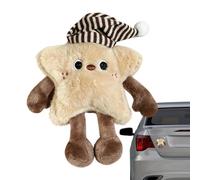 Plush Doll Decoration - Soft Fabric Mascot, Creative Animal Figurine, Miniature Kids Plaything, Portable Decorative Accessory | Charming Carnival Camping Item for Stationery Bags Car Living Space