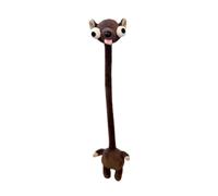 Plush Doll for Kids - Long Neck Animal Seat Belt Companion, Soft Stuffed Character Decor, 40cm Tall Standing Size, Short Plush & PP Cotton Qualiity, Smmooth Cuddly Surrface - for Bedroom & Car