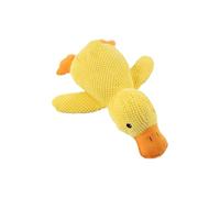 Plush Duck Dog Toy - Squeaky Puppy Chew Toys, Interactive Teething Relief Companion, Soft Cuddle Play Accessory, Durable Pet Entertainment Toy | For Small Breed Puppies Playtime Training Chewing Indoo