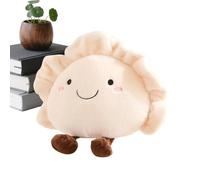 Plush Dumpling Cushion - Soft Cartoon Dumpling Throw Pillow, Stuffed Food Toy | Comfortable Decorative Pillow for Sleeping, Hugging, Room Decor, Gift for Kids Teens Boys Girls Bedroom Living Room