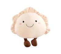Plush Dumpling Cushion - Soft Cartoon Dumpling Throw Pillow, Stuffed Food Toy | Comfortable Decorative Pillow for Sleeping, Hugging, Room Decor, Gift for Kids Teens Boys Girls Bedroom Living Room