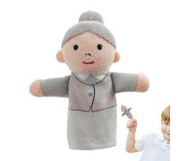 Plush Family Finger Puppet Set | Soft Fabric Storytelling Hand Dolls For Kids | 5 Pièces Miniatures Character Play Figures | Preschool Classroom Teaching Interaction Toys