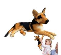 Plush German Shepherd - Pro | Soft Toy Dog - Peluche Berger Allemand Grande Figurine Chien Jouet Animal Pour Décoration De Chambre Canapé Partenaire De Croissance | 2026 Pro
