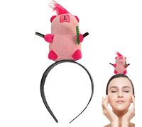 Plush Hair Hoop - Soft Comfortable Wide Headband Design, Animal Headbands, Spas Makeup Hairs Accessory | Ideal for Face Washing Beauty Routine Home Spa Relaxation