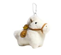 Plush Horse Bag Charm - Lunar New Year Cute Backpack Ornament, Stuffed Backpack Charm For Kids Adults Fashion Enthusiasts Students Collectors Animal Lovers Birthday School Travel Shopping Festival