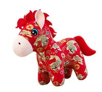 Plush Horse - Horse Plush Doll, Year Of The Horsee Plushs Doll, Soft Bedtime Soothing Traditional, Skin Friendly Plushs Horses, Horsee Year Chinese Stuffed For Boys Girls Sisters Friends Sofa Bed Desk