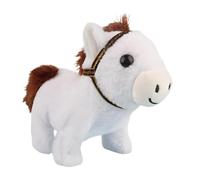 Plush Horse Stuffed Animal - Skin-Friendly Electric Plush Toy, Multi-Dimensional Animal Doll,for Boys Girls Bedroom Living Room Study Car Sofa Bed Nursery Playtime Bedtime Travel Birthday Collectors