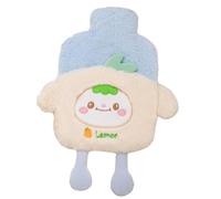 Plush Hot Water Bottle - 19cm PVC Warm Compress Bag, Cute Heating Waters Bags, Soft Cover Hot Water Bottles, Portable Heat Bag | Winter Warming Bottle For Feet Waist Hands Relief