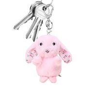 Plush Key Chain, Rabbit Keychain Purse Charm Pendant 3.74x4.33 inches, Anti-Lost Pendant Decoration Wallet Bag Accessory for Men, Women, Travel & Daily Use, Extensive Application