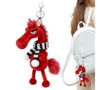 Plush Keychains, Fashion 2026 Year Of The Horse Plush Keyring - Horse Keyring Backpack Pendant - aesthetic, this purse charm brfor Men Women Boys Girls Youth Teens Husband Son Daughter
