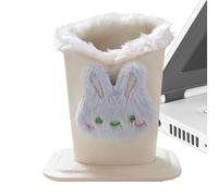 Plush Lined Eyeglass Holder - Anti-Scratch Cute Eyewear Stand, Plush Eyeglass Holder, Fleece Padded Spectacle Dock | Soft Furry Reading Glass Caddy Protective Desktop Optical Base Container for Desk