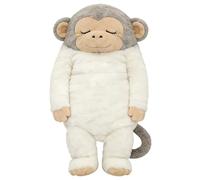 Plush Monkey Sleeping Bag - Cold Weather Adult Bed Sleeping Gear for Travel, Outdoor Camping, Indoor Relaxation, Backpacking, Hiking, Reading, and TV, Men and Women, 11.81x7.87x1.96 inches