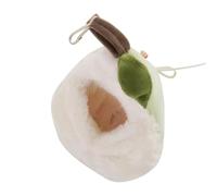Plush Pet Hammock Bed, Pear Shape Hanging Sleep Nest, Small Animal Cage Accessory Use, Warm Resting Hammock, Hamster Sugar Glider Chinchilla Ferret Bunny Gerbil Indoor Outdoor Comfort