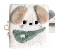 Plush Photo Album, A6 Soft Photocard Holder for Memory Collection, Cute Plush Organizer with Clear Sleeves and Portable Design, for Travel Lifestyle School Daily Party Home Storage