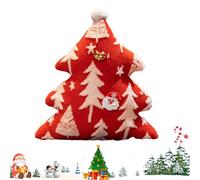 Plush Pillow, Stuffed Christmas Decor, Winter Holiday Cushion Decoration with 19.69 Inches, Soft Boho Cushions for Bedroom Living Room Sofa Couch Bed Indoor Home, Fall Halloween Christmas Seasonal