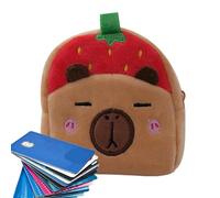 Plush Pouch, Cartoon Animal Pouch Purse, Size Soft Storage, Plush Backpack Pendant, Ideal for Hair Clips, Candy, Snacks, Chocolate, 3.54x3.94x1.97 inches