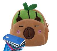 Plush Pouch - Plush Cash Purse, Cute Cash Pouch Kids' Plush Capybara Purse,Children Adults Backpack Pendant Ornament Soft Pouch for Hair Clip, Candy, Snacks, Chocolate