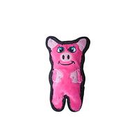 Plush Puppies Mini Invincible Pig, Small, Pink | Durable pour les jeux de rameurs, pas de rembourrage, moins de désordre, rapporter et jeter, couineur jumbo