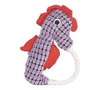 Plush Squeaky Dog Toys, Squeaker Sea Animal Chewing Plush, Cotton Rope Interactive Game, Crinkle Paper Design Agressive Chewers, Pet Entertaining Doll For Playtime, 7,48 x 9,84 In