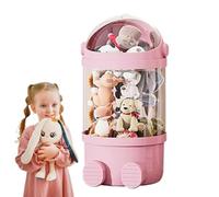 Plush Storage Tube, Stuffed Animal Organizer, Plushie Storage Holder, Large Plush Organizer, Stuffed Animal Tower, Clear Plush Storage, Bedroom Storage Decor, Nursery Storage Solution, Playroom