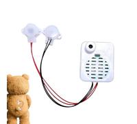 Plush Toy Voice Recorder - ABS Standard Size | Module d'enregistrement, Battery Powered Voice Recorder For Plush Toys | For Halloween Stuffed Animals Kids Gift Voices Messages