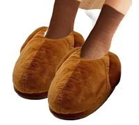 Plush Turkey Leg Toy Thanksgiving Turkey Leg Slippers Animal Leg Plushie Toy Turkey Leg Decor For Table Thanksgiving Table Decoration Funny Turkey Leg Slippers Plush Turkey Leg Slippers Thanksgiving