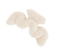 Plush Wavy Shape Hair Claw Clips - Soft Fabric Hair Accessories Set, Big Size Strong Grip Clips for Thin Medium Thick Hairs, Cute Fashion Hairs Styling Ornaments, Women Girls Use | Daily Wear