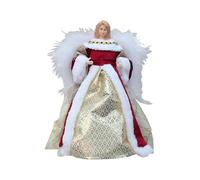 PLUSHCEWT Ange, Décorations d'ange avec Ailes en Plumes, Coiffes pour Sapin de Noël, Figurine pour Sapin de Noël, Décorations de Fête pour Le Pays des Merveilles.
