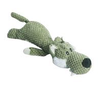 plushDog Toy- Aggressive Chewer Safe Squeaker, Animal Shaped plushDoll, Teething Puppy Chew Toy, Crinkle Sound InteractiveToy, Long Lasting plushDog Accessory | For Indoor Play Small Medium Large