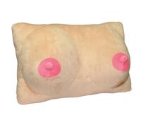 Plushie - coussin poitrine - doux peluche - rose