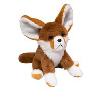 PLUSHIVE Jouet en peluche réaliste de 27,9 cm, renard Fennec, chiot en peluche mignon, posture debout, animaux sauvages, zoo, décoration cadeau pour enfants (25 cm)