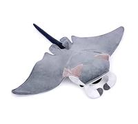 PLUSHIVE Raie manta réaliste en forme de raie manta, 38,1 cm, léopard, raie profonde, jouet mignon pour enfants
