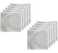 Plushzen Lot de 10 chiffons à vaisselle en fil métallique multifonction pour vaisselle humide et sec