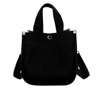 Plusieurs Couleurs Disponibles Frange Toile Tote Bag Summer Beach Bag Grande Capacité Sac à Main Pour Femmes 5/8 Go Embrayage, Noir , Taille unique