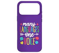 Plusieurs Langues, Une Seule Voix Coque pour iPhone 17 Pro Max