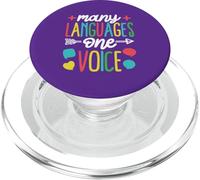Plusieurs Langues, Une Seule Voix PopSockets PopGrip pour MagSafe