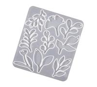 Plusieurs moules en silicone pour bijoux faits à la main avec pétales de feuille de rose, moules élégants en silicone pour accessoires faits à la main
