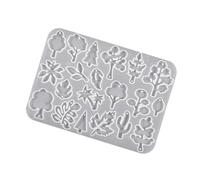Plusieurs moules en silicone pour bijoux faits à la main avec pétales de feuille de rose, moules élégants en silicone pour pendentifs en résine