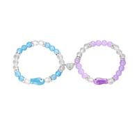 Plusieurs Naturelle Naturelle Plaqué Plusieurs Anneaux Cute Kawaii Bracelet Bracelets Friend Matching Bracelet Couples Jewelry For Women Men Bracelets Rhodonite Connecté Bijoux (B, One Size)