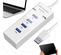 Plusieurs Ports USB pour Ordinateur Portable, extenseur Multi-Ports USB 3.0 - Extenseur USB Haute Vitesse, répartiteur USB 4 Ports pour PC, Ordinateur Portable, Clavier, imprimante, clé USB