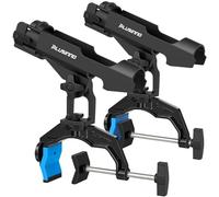 PLUSINNO Lot de 2 Supports de Canne à pêche pour Bateau, Support de Canne à pêche amélioré avec Pince élargie, Design innovant en Forme de V Double V, Convient pour la pêche en Bateau à Tube