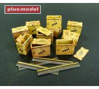 PlusModel U.S.Boîtes de Munitions I Avec Munitionsgurte Kit 1:3 2 Militaire